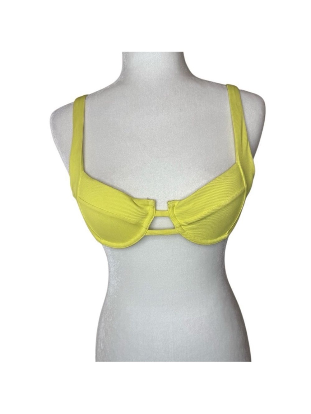 Vetchy Laguna ribbed bikini top size Small